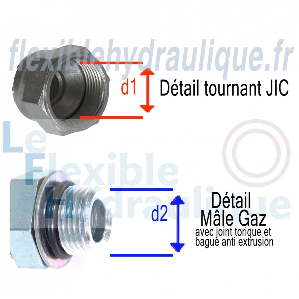 MJ 9/16 MG 1/2 CYL OR 90°Fiche Technique