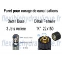 FURET 10M avec Buse et Femelle 22x150Détail produit 1